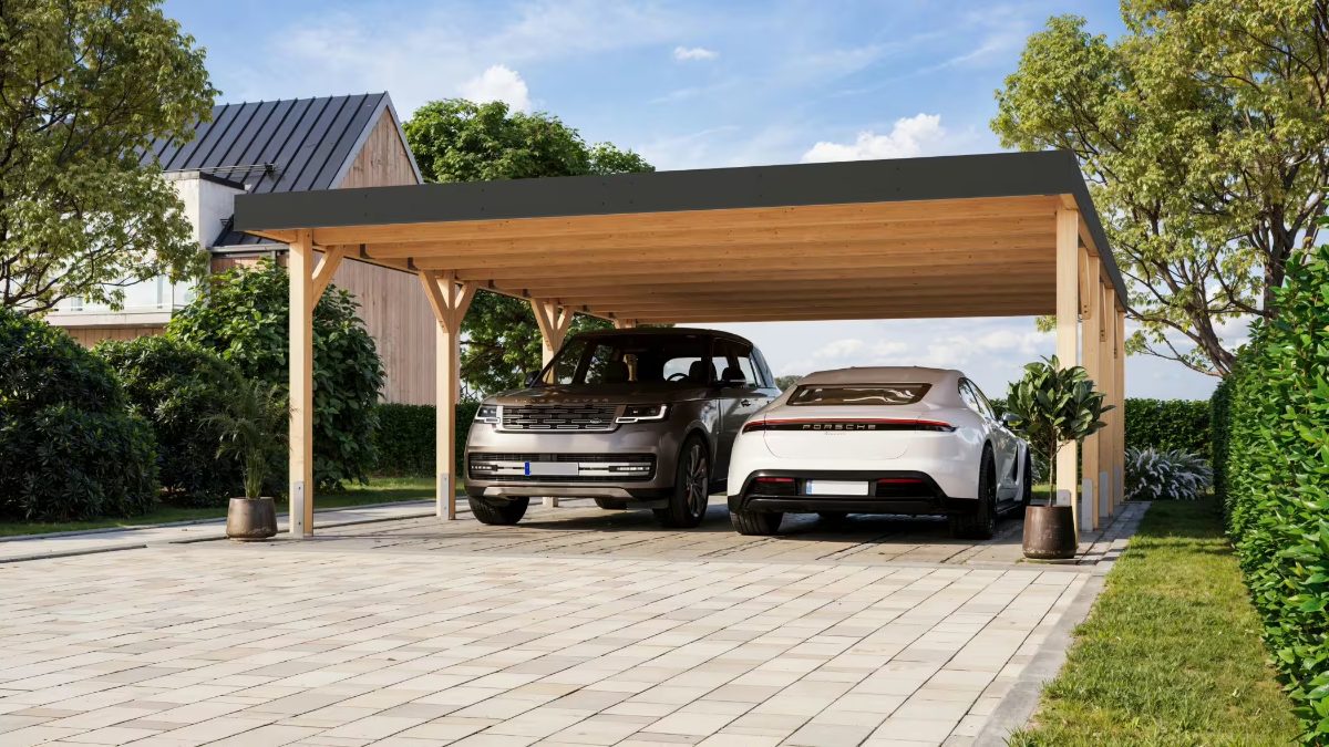 Carport aus Holz